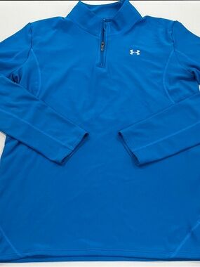 Under Armour Wonen’s Bright Blue Half-Zip Training Top in Large